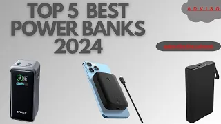 Top 5 Best Power Banks in 2024.