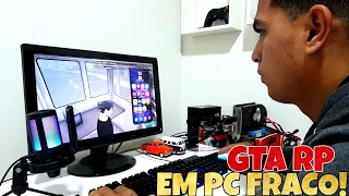 Teste em GTA RP em PC Fraco! Xeon E3 1270v2 + RX 550!