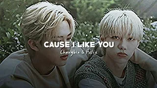 changbin & felix - 'cause i like you [ slowed + reverb ]