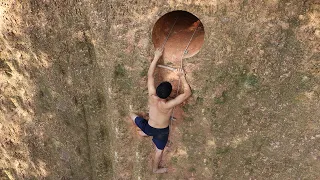 Build Most Secret Underground House And Heated Swimming Pool On The Cliff