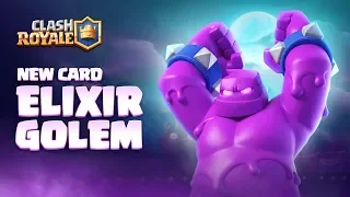 Clash Royale: NEW CARD - ELIXIR GOLEM! 👊 Season 4 Animation Reveal 🎃