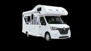 Small motorhome sleeps four. Ahorn A595