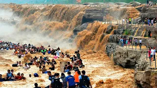 Record floods! Climate change fills deserts with lakes in Oman