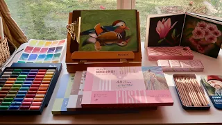 Affordable Art Supply Haul and Catch Up!  Swatches, First Impressions and Artwork