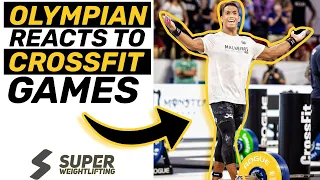 Olympic Weightlifter REACTS to Crossfit Games Men's 1RM Snatch