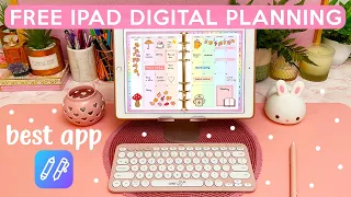 Digital Plan With Me in CollaNote - Best Free iPad App for Digital Planning