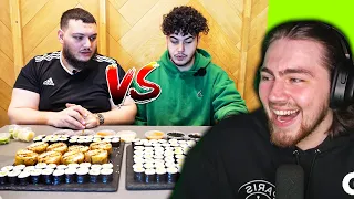 ABU vs ROHAT im Sushi WETTESSEN 😵🍣 | AbuGullo