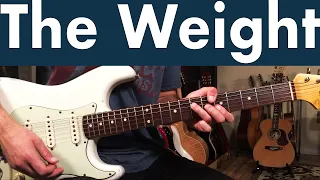 The Weight The Band Guitar Lesson + Tutorial