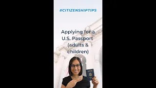 Applying for a U.S. Passport in 4 easy steps (adults and children) #shorts