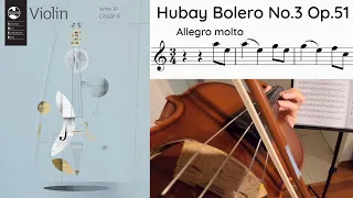 Bolero, No.3 from 5 morceaux caractéristiques Op.51 - Hubay, AMEB Grade 6 Violin Series 10, List D2