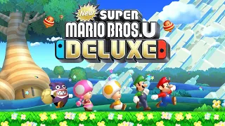 New Super Mario Bros. U Deluxe - Full Game 100% Walkthrough (4 Players)