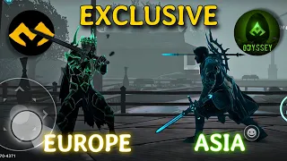 ODYSSEY vs MOKORELSARE - European and Asian YouTubers Exclusive Fight // Shadow Fight 4 Arena