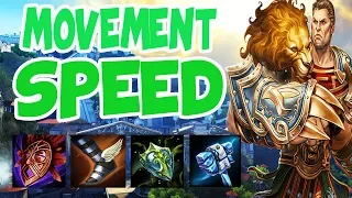 Movement Speed Hercules Is Too Fun! Bumbas Mask, Shield of Regrowth, Talaria Boots, and Frostbound!