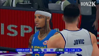 LIVE NOW! Gilas Pilipinas vs Serbia | FIBA WORLD CUP 2023  | September. 3, 2023 I CPU VS CPU