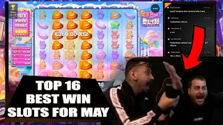😱INCREDIBLE | THE 16 BEST SLOT WINS FOR MAY | BY SLOTS HIGHLIGHTS