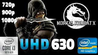 Mortal Kombat X 720p 900p 1080p test on UHD 630 | i3 10100 + 16 GB RAM