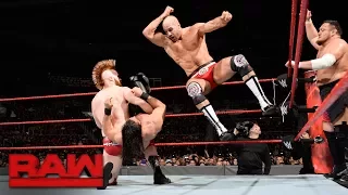 Seth Rollins, Dean Ambrose & Jason Jordan vs. Samoa Joe, Sheamus & Cesaro: Raw, Dec. 18, 2017