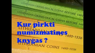 Kur pirkti numizmatines knygas? Где покупать нумизматические книги?