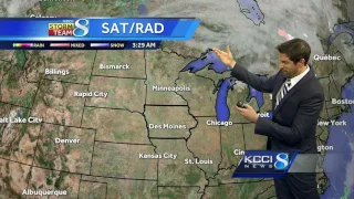 Videocast: Cold front arrives tonight