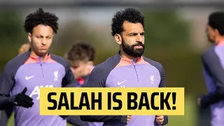 Mo Salah is BACK! | Liverpool FC Training pre-Sparta Prague