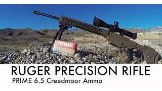 Ruger Precision Rifle with PRIME 6.5 Creedmoor Ammo