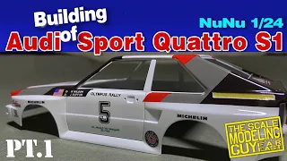 Building 1/24 Audi Sport Quattro S1 from NuNU Pt. 1