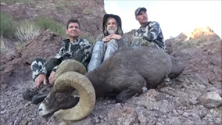 Arizona Desert Bighorn Sheep Hunting 2018 - Martin Charlton with Pat Feldt