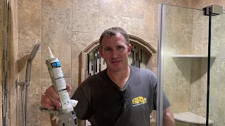 ⚡️Live⚡️Caulking Shower Corners