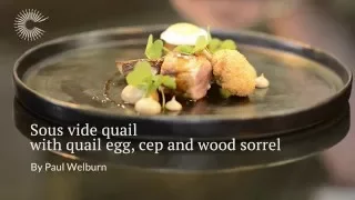 Pan-roasted quail, herbs and fried egg by Paul Welburn