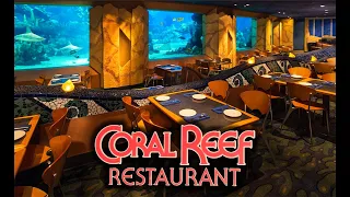 Dine Under the Sea at the Coral Reef Restaurant in EPCOT Disney World!