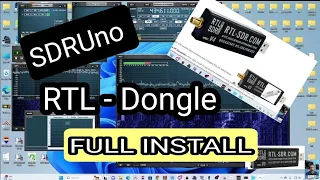 SDR-UNO , RTL - Dongle _ Full Install