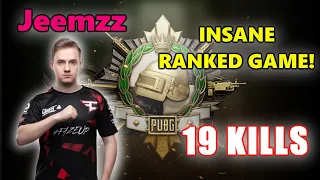 FaZe Jeemzz - 19 KILLS - INSANE RANKED GAME! - PUBG