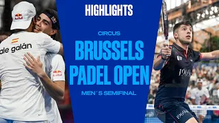 Highlights Semifinal (Galán/Lebrón vs Sanyo/Tapia) | Circus Brussels Padel Open 2022