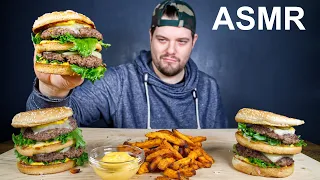 ASMR FANCY BIG MAC's | HOMEMADE BIG MAC MUKBANG | DAVE KAY ASMR