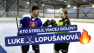 🏒 1v1 s Nelou Lopušanovou 🔥 Kto strelil viacej gólov?