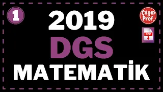(2019) DGS MATEMATİK [+PDF] - 2019 DGS Matematik Soru Çözümleri