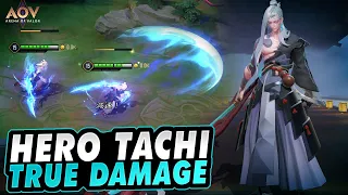 Hero Baru Tachi - Semua Serangan TRUE DAMAGE , GAK LOGIS - Hero Baru Test Server AOV