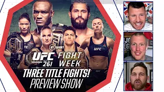 Fight Week: UFC 261 Preview Show | Usman v Masvidal, Zhang v Namajunas, Shevchenko v Andrade