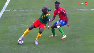 Vincent Aboubakar was on fire 🔥 for Cameroon against The Gambia