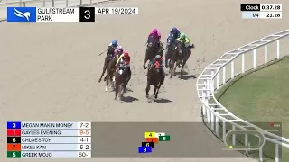 Gulfstream Park Carrera 3 - 19 de Abril 2024