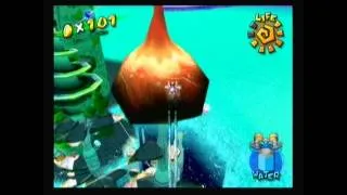 Super Mario Sunshine - Noki Bay 100 Coins Shine Get! Strategy