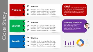 Case Study Design 3 | Animated PowerPoint Slide Design Tutorial for Project Management Professional