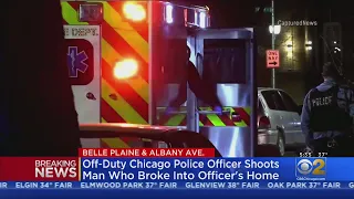 Off-Duty Chicago Police Officer Shoots Man Who Broke Into Officer's Albany Park Home
