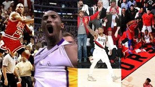 EVERY NBA Playoffs Buzzer Beater Game Winner! (1985-2020)