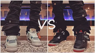 Jordan 4 Military Blue better than Bred Reimagined??