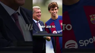 Joao Felix Makes CRAZY Low Salary At FC Barcelona 😱⚽️ #football #fcbarcelona #shorts