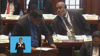 Fijian Minister for Agriculture delivers ministerial statement