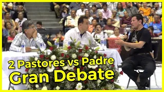 Padre Luis Toro debate con 2 Pastores uno Pide Perdón Asombroso 🤩 debate Completo HD 1080p