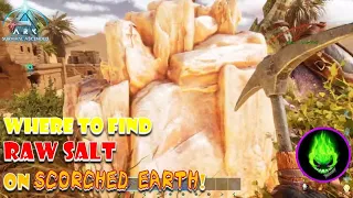 Ark Ascended - Where To Find RAW SALT On scorched Earth!