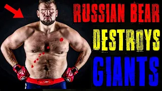 IT'S BETTER NOT to JOKE with HIM! A DANGEROUS MONSTER from RUSSIA DESTROYS GIANTS in MMA!